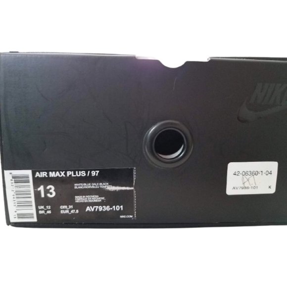 NIKE Air Max Plus 97 Miami Vice Sneakers In Original Box - Men's Size 13 - Picture 6 of 10